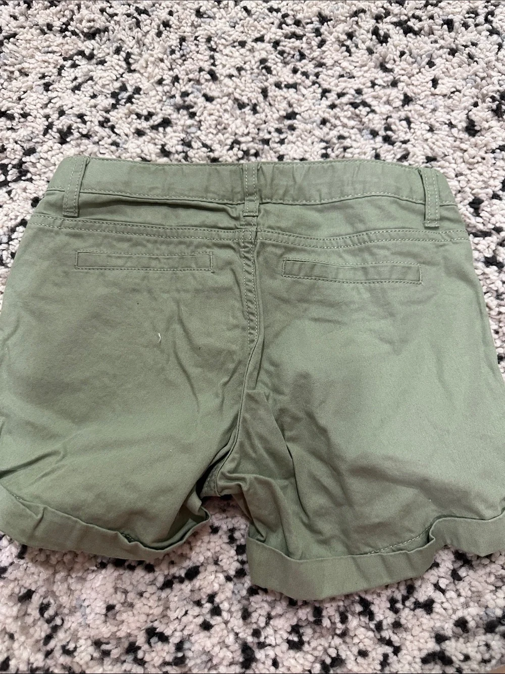 The Children's Place Olive Utility Roll-Cuff Shorts